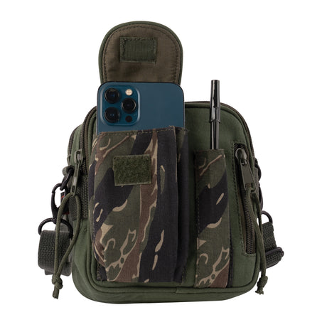 Rothco Excursion Organizer Shoulder Bag Green / Tiger Stripe