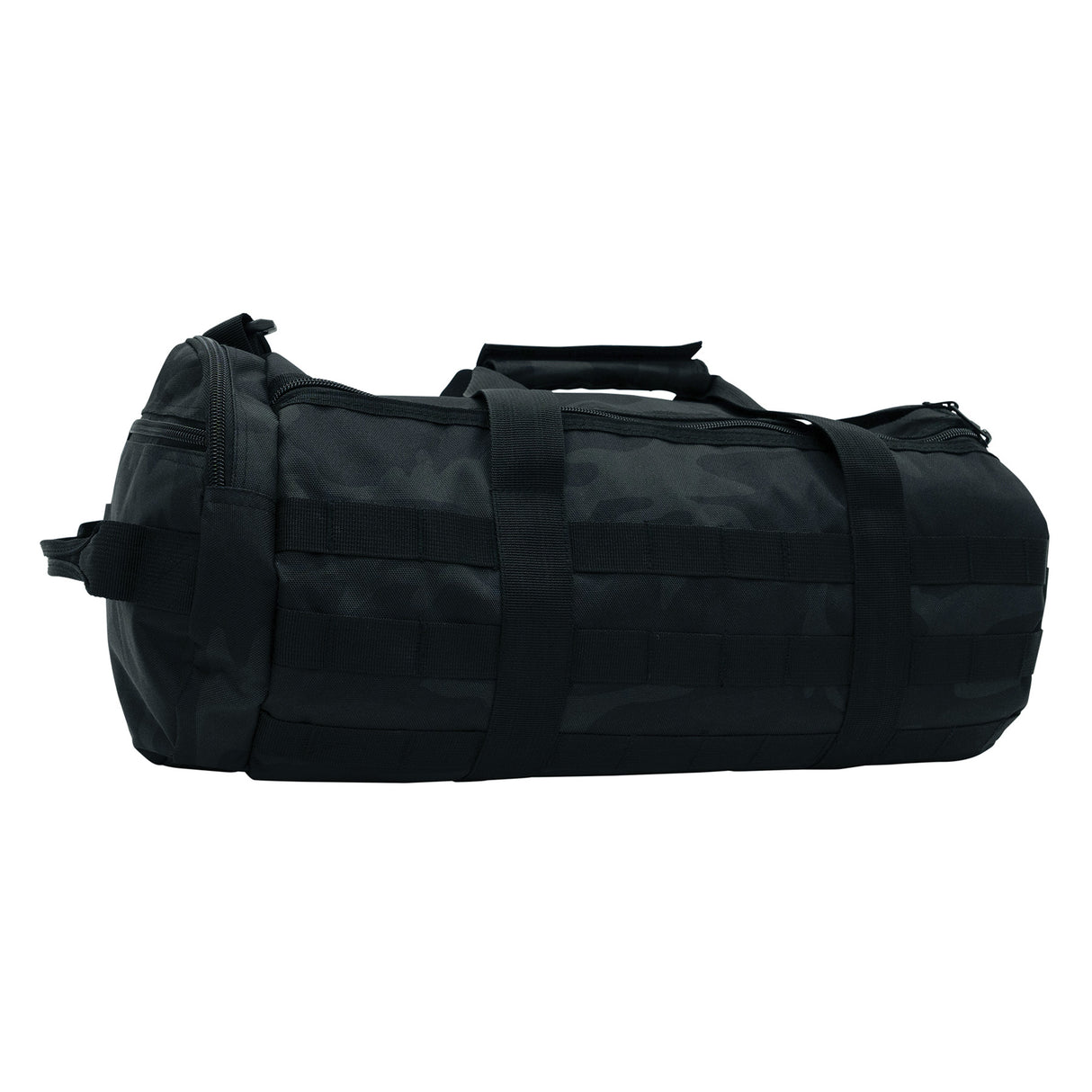 Rothco Tactical Traveler Duffle Bag Midnight Black Camo Size 19 Inches