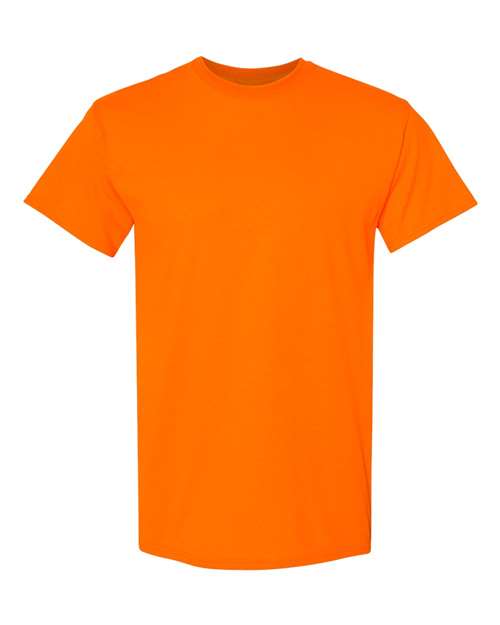 Gildan Heavy Cotton™ T-Shirt - Safety Orange - Gildan 5000 Gildan Safety Orange S