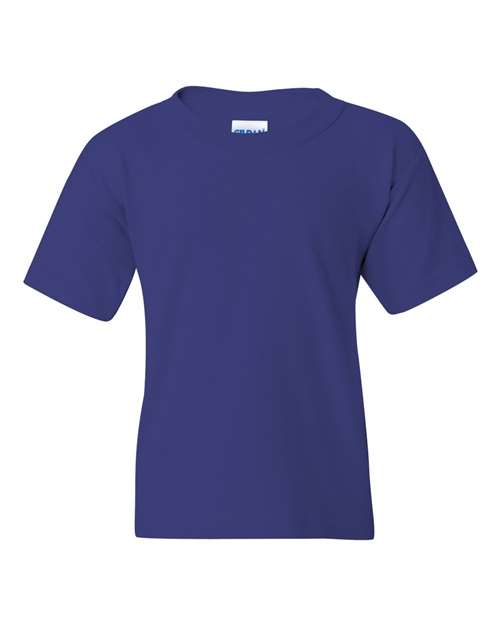 Gildan Heavy Cotton™ Youth T-Shirt - Cobalt - Gildan 5000B Gildan Cobalt XS