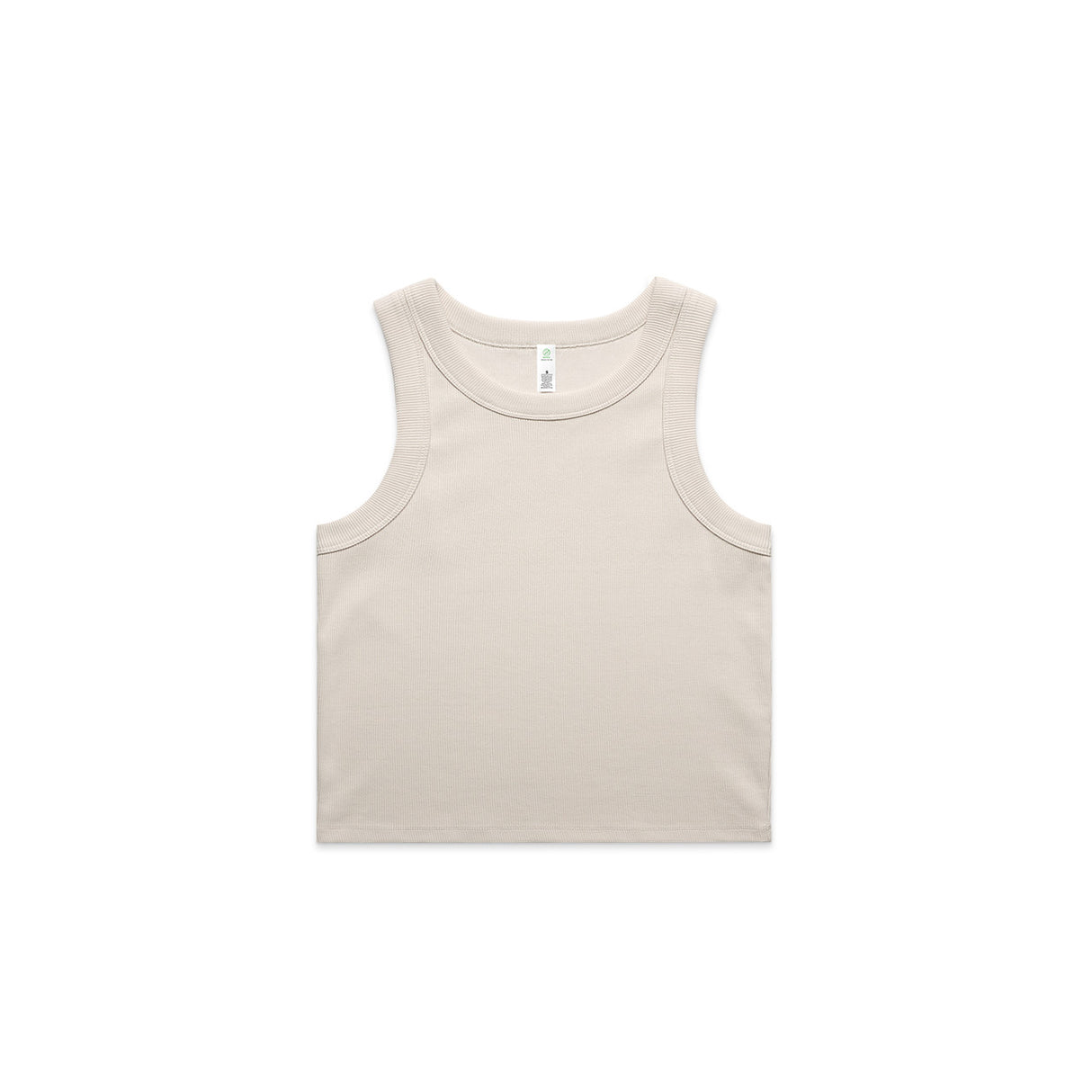 AS Colour Wo's Organic Rib Crop Tank | 4064G | AS Colour 4064G