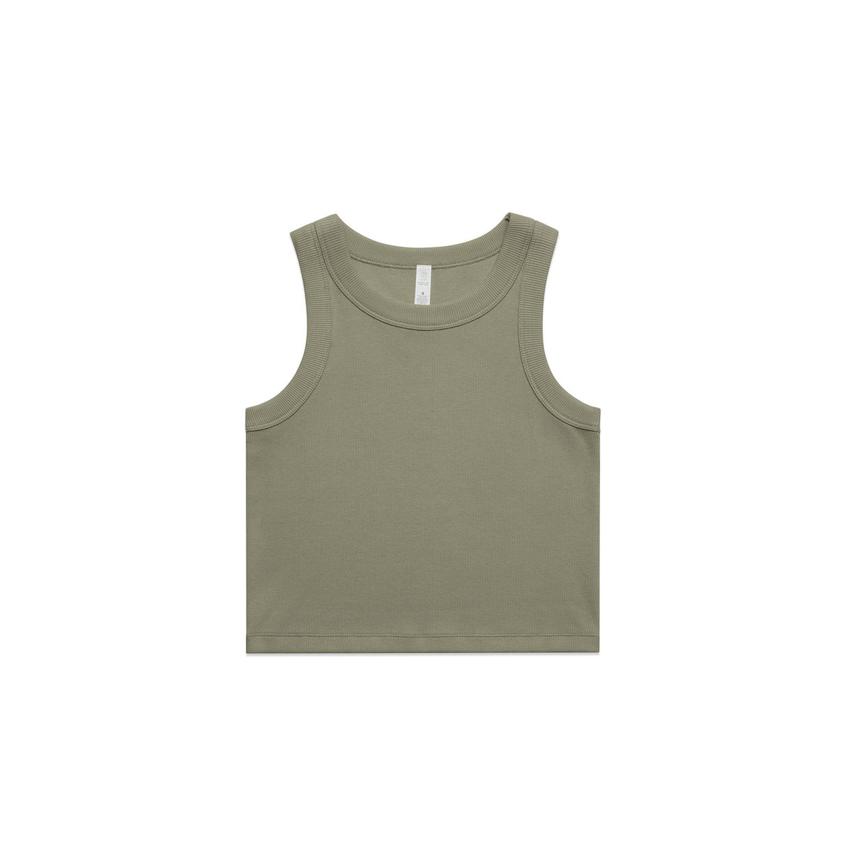 AS Colour Wo's Organic Rib Crop Tank | 4064G | AS Colour 4064G