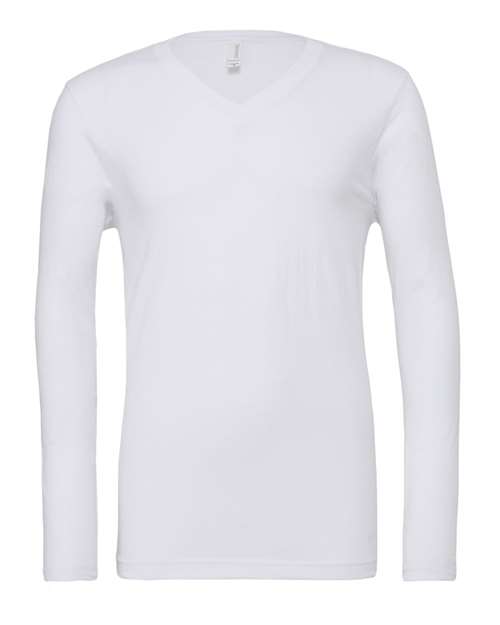 BELLA + CANVAS Unisex Long Sleeve V-Neck Tee - BELLA + CANVAS 3425