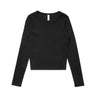 AS Colour Wos Organic Rib Ls Tee | 4096 | AS Colour 4096