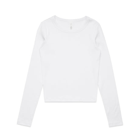 AS Colour Wos Organic Rib Ls Tee | 4096 | AS Colour 4096