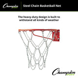 Champion Sports STEEL CHAIN BASKETBALL NET