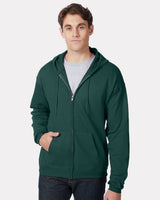 Hanes P180 Unisex EcoSmart Full-Zip Hooded Sweatshirt