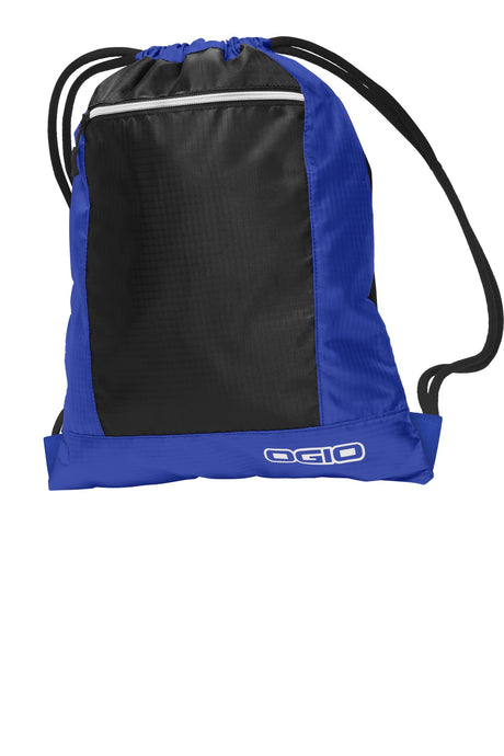 OGIO Pulse Cinch Pack – Custom Embroidered Corporate Travel Zippered Valuables Pocket Drawstring Bag