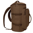 Rothco Convertible Canvas Duffle / Backpack - 19 Inches Brown