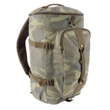 Rothco Convertible Canvas Duffle / Backpack - 19 Inches Woodland Camo