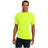 Mens Sport 100% Polyester T-Shirt Joe's USA Small Safety Green