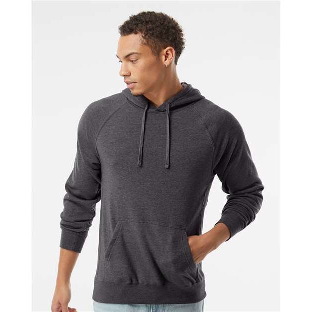 Independent Trading Co. Special Blend Raglan Hooded Sweatshirt - Carbon - Independent Trading Co. PRM33SBP Independent Trading Co.