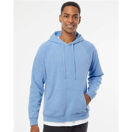 Independent Trading Co. Special Blend Raglan Hooded Sweatshirt - Pacific - Independent Trading Co. PRM33SBP Independent Trading Co. Pacific XS