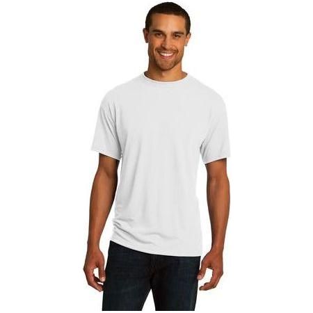 Mens Sport 100% Polyester T-Shirt Joe's USA Small White