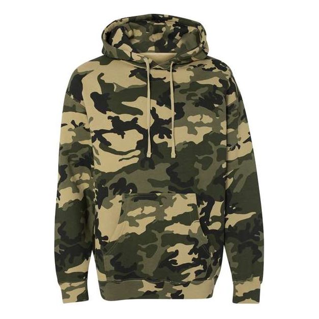 Independent Trading Co. Heavyweight Hooded Sweatshirt - Army Camo - Independent Trading Co. IND4000 Independent Trading Co. Army Camo XS