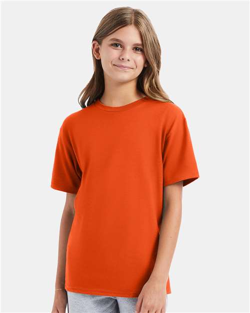 Hanes Perfect-T Youth T-Shirt - Hanes 498Y Hanes