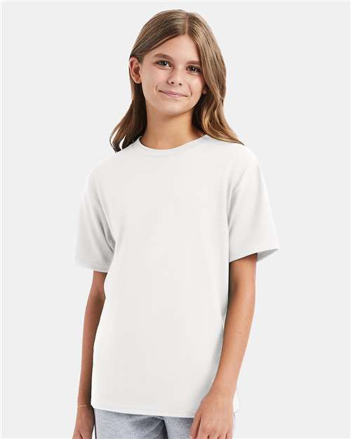 Hanes Perfect-T Youth T-Shirt - Hanes 498Y Hanes