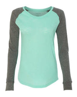 Boxercraft Women’s Preppy Patch Slub Long Sleeve T-Shirt - Boxercraft T66