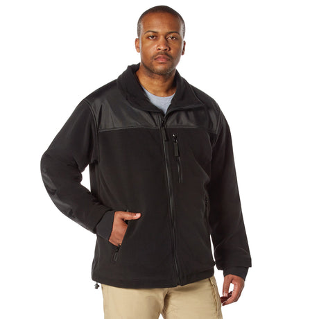 Rothco Concealed Carry Spec Ops Fleece Jacket Black Size XL