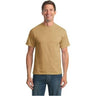 Mens Tall 50/50 Cotton/Poly T-Shirts Joe's USA Large Tall Desert Sand