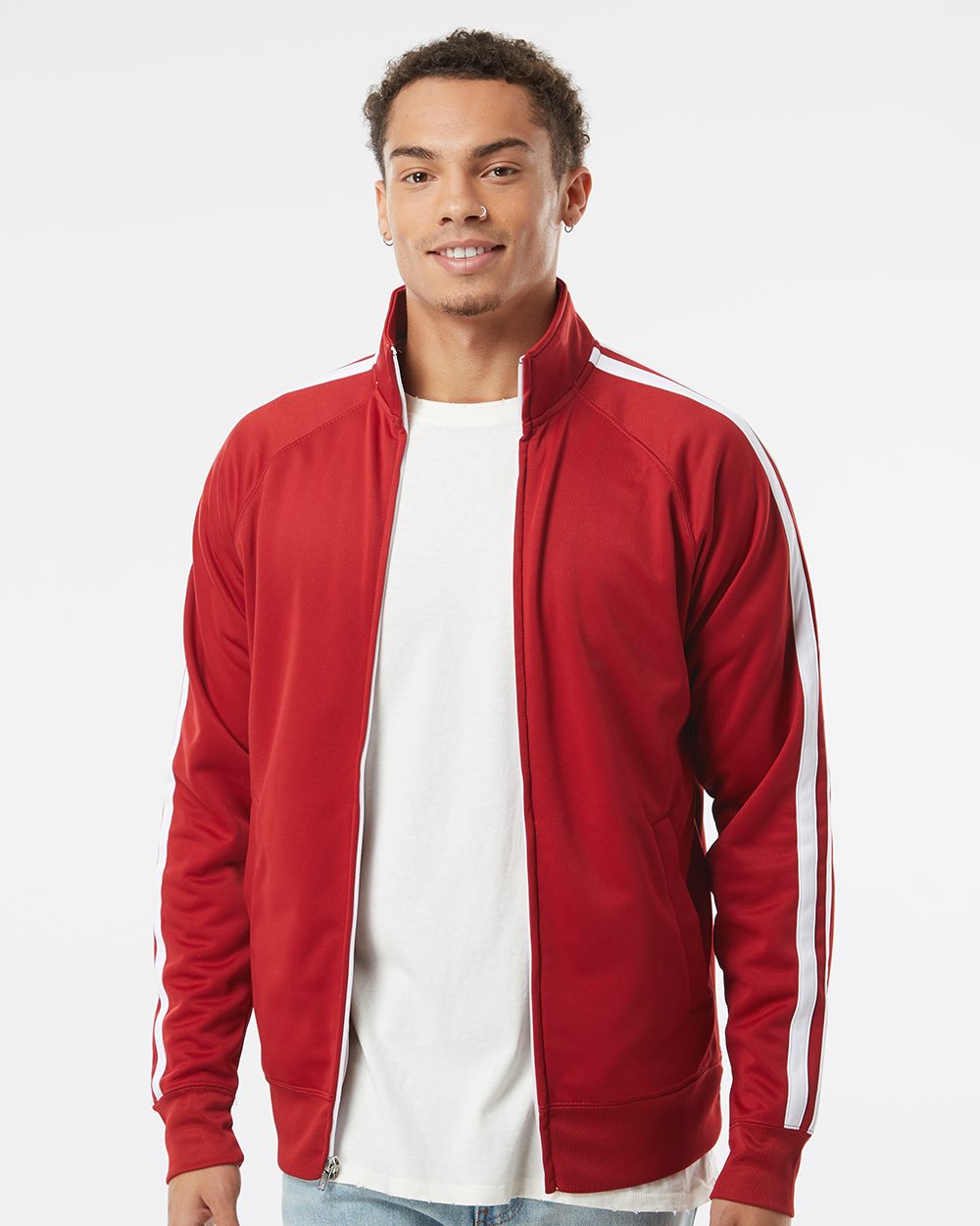 Independent Trading Co. Men's Lightweight Poly-Tech Full-Zip Track Jacket - Independent Trading Co. EXP70PTZ
