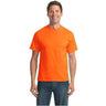 Mens Tall 50/50 Cotton/Poly T-Shirts Joe's USA Large Tall Safety Orange (50/50 Cotton Poly)