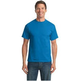 Mens Tall 50/50 Cotton/Poly T-Shirts Joe's USA Large Tall Sapphire