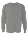 Comfort Colors 4410 Unisex Garment-Dyed Heavyweight Long Sleeve Pocket T-Shirt