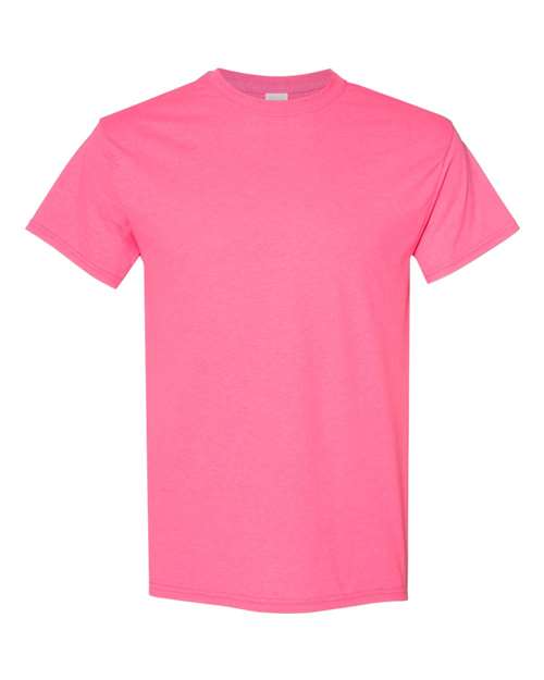 Gildan Heavy Cotton™ T-Shirt - Safety Pink - Gildan 5000 Gildan Safety Pink S