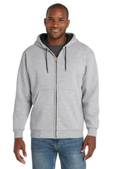 Joe's USA Heavyweight Full-Zip Hooded Sweatshirt with Thermal Lining