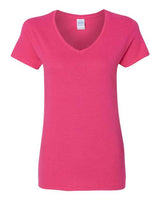 Gildan Women's Heavy Cotton™ V-Neck T-Shirt - Gildan 5V00L