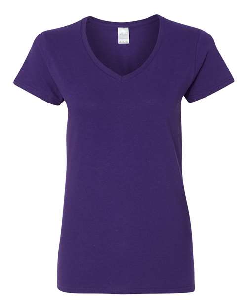 Gildan Women's Heavy Cotton™ V-Neck T-Shirt - Gildan 5V00L