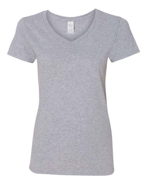 Gildan Women's Heavy Cotton™ V-Neck T-Shirt - Gildan 5V00L