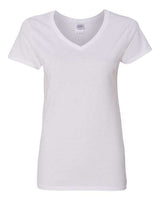 Gildan Women's Heavy Cotton™ V-Neck T-Shirt - Gildan 5V00L