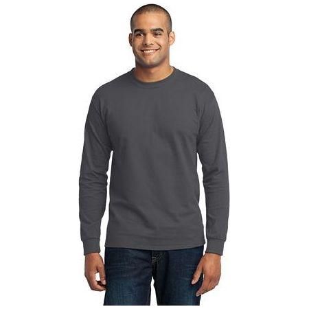 Joe's USA Mens Tall Long Sleeve 50/50 Cotton/Poly T-Shirt