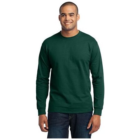 Joe's USA Mens Tall Long Sleeve 50/50 Cotton/Poly T-Shirt