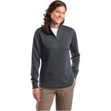 Ladies 1/4-Zip Sweatshirt DRI-EQUIP Medium Graphite Heather