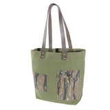 Rothco Camo Canvas Tote Bag Green / Tiger Stripe