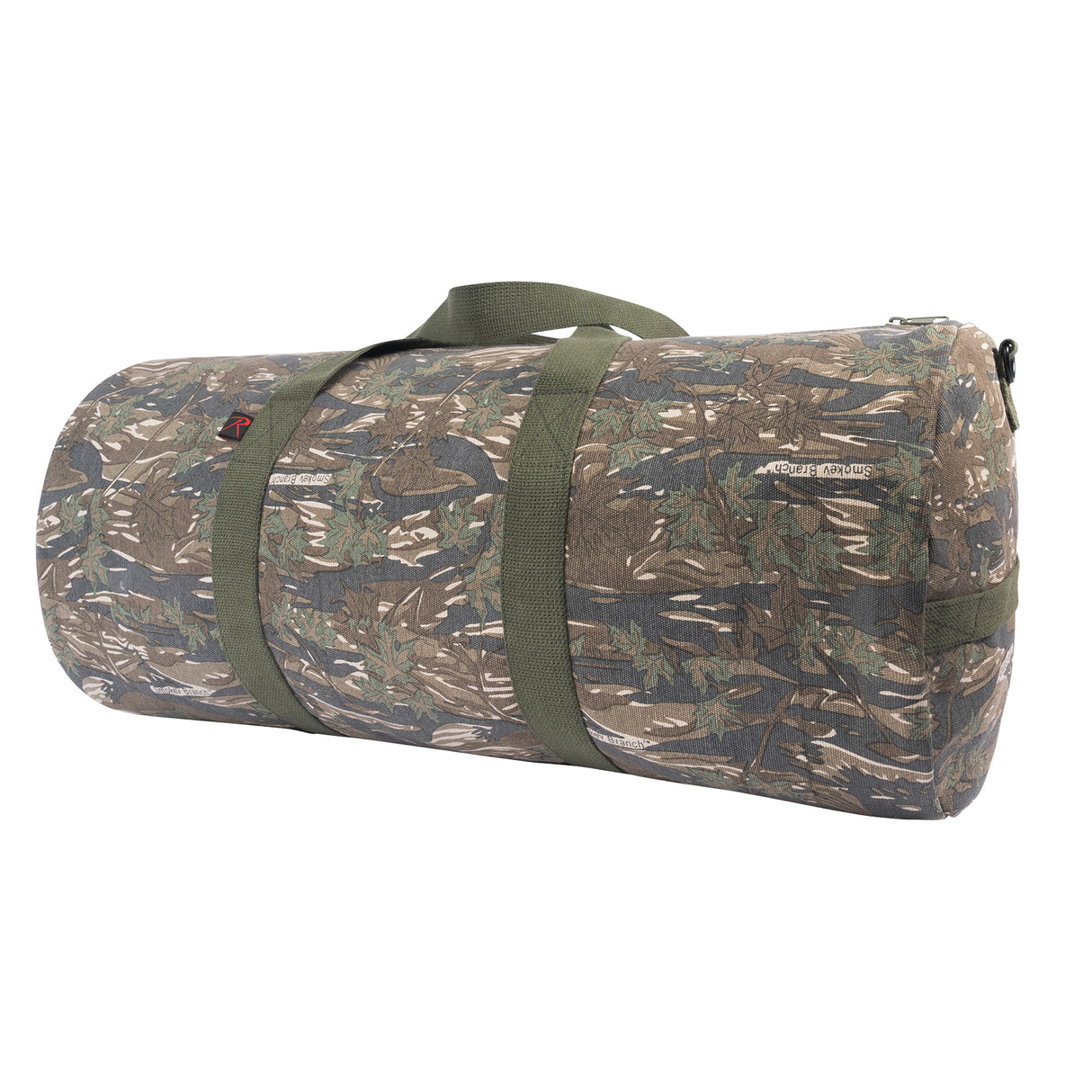 Rothco Canvas Shoulder Duffle Bag Smokey Branch Camo Size 19 Inches