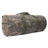 Rothco Canvas Shoulder Duffle Bag Smokey Branch Camo Size 24 Inches