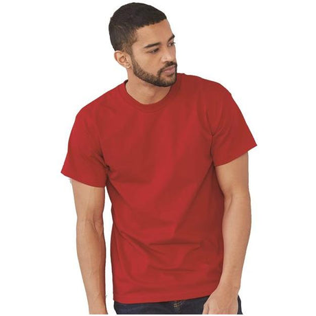 Bayside Unisex USA-Made Heavyweight T-Shirt - Army - Bayside 5100 Bayside