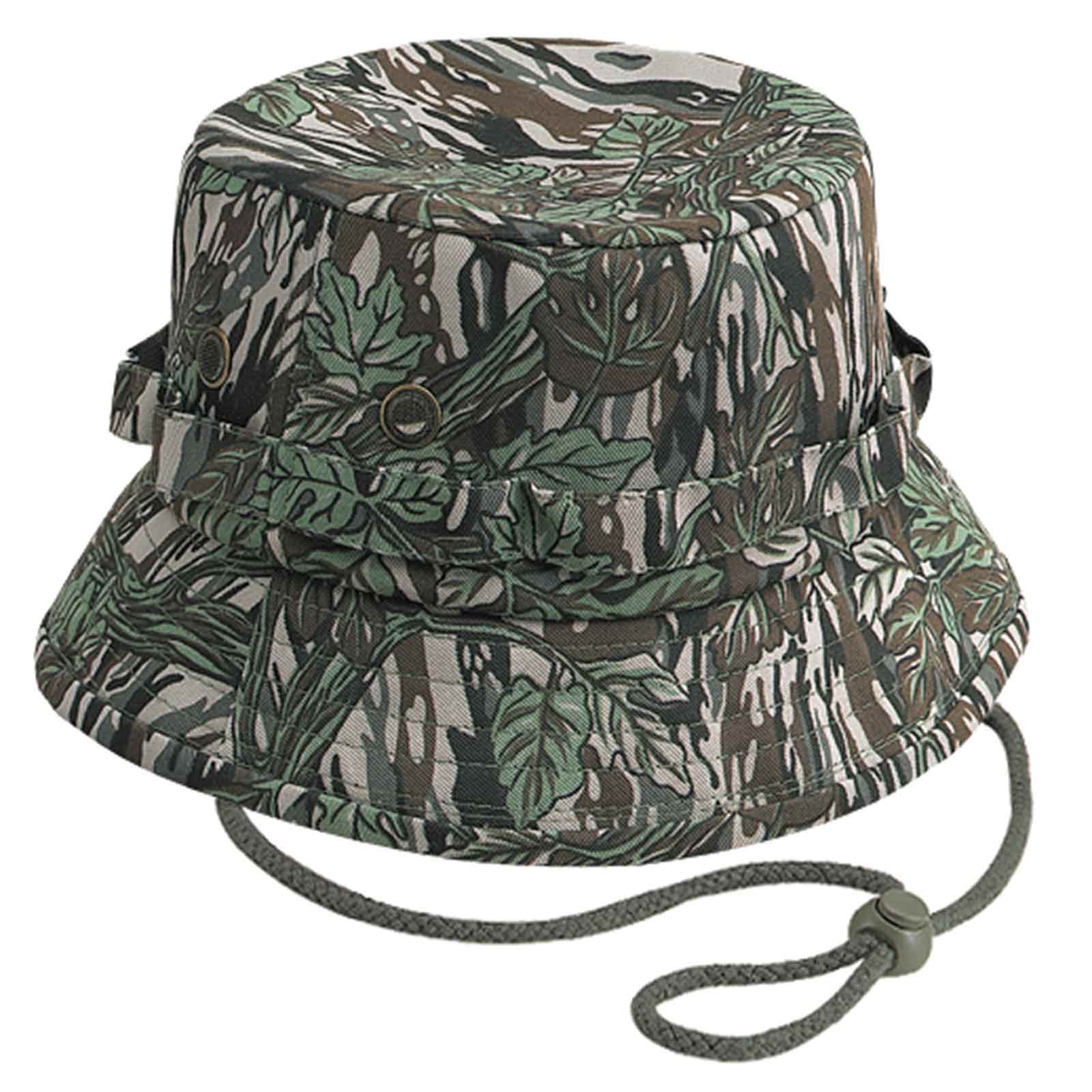 OTTO CAP Camouflage Bucket Hat OTTO 43-045 Otto Cap 1417 - Gry/Dk.Grn M