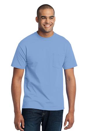 Mens Tall 50/50 Cotton/Poly T-Shirt with Pocket