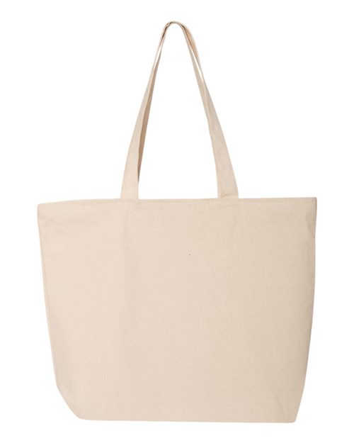 Q-Tees 25L Zippered Tote - Q-Tees Q611 Q-Tees