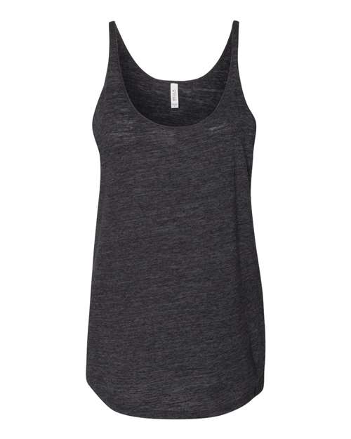 BELLA + CANVAS Women's Slouchy Tank - BELLA + CANVAS 8838 BELLA + CANVAS Charcoal Black Slub S