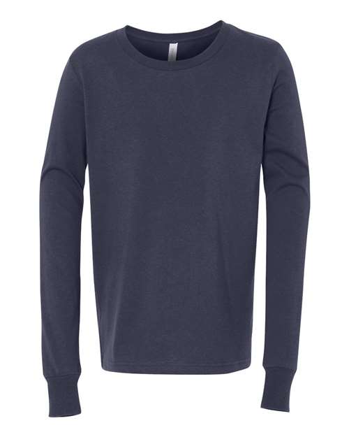 BELLA + CANVAS Youth Jersey Long Sleeve Tee - BELLA + CANVAS 3501Y