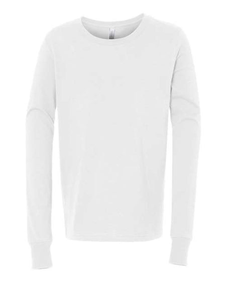 BELLA + CANVAS Youth Jersey Long Sleeve Tee - BELLA + CANVAS 3501Y BELLA + CANVAS White S