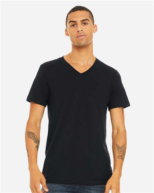 BELLA + CANVAS Unisex Jersey V-Neck Tee - BELLA + CANVAS 3005