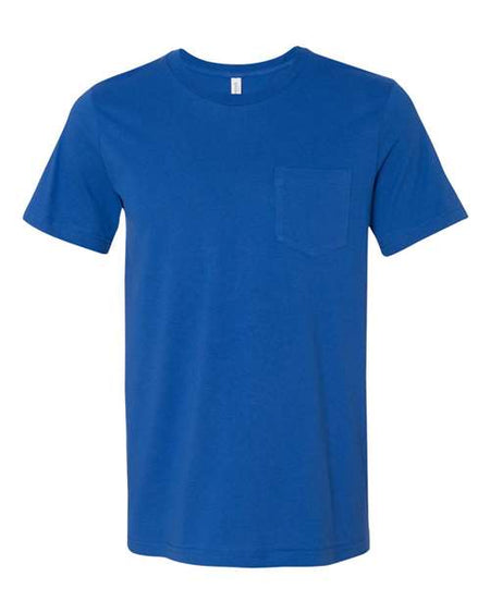 BELLA + CANVAS Jersey Pocket Tee - BELLA + CANVAS 3021 BELLA + CANVAS True Royal S