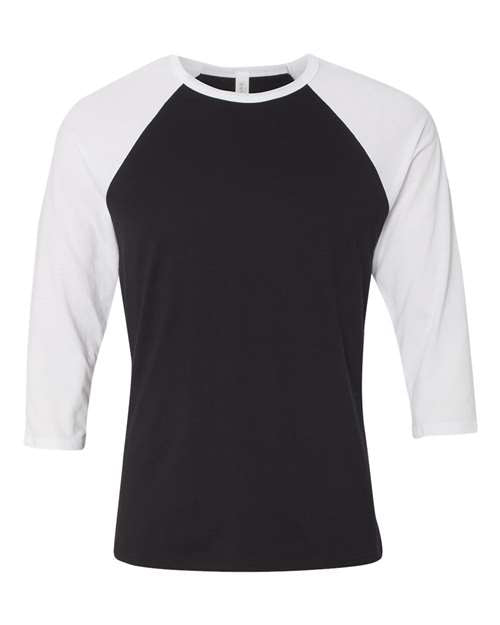 Bella + Canvas 3200 Unisex Three-Quarter Sleeve Baseball Tee